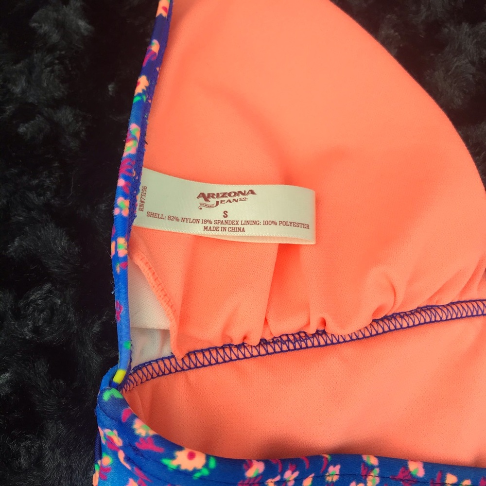 Neon Floral One Piece Swimsuit - Picture 13 of 16